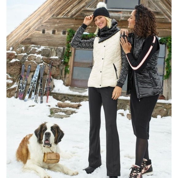 NWOT - T by Talbots - HIGH SHINE HIGH-LOW HEM QUILTED PUFFER VEST - Size Large - Picture 8 of 10